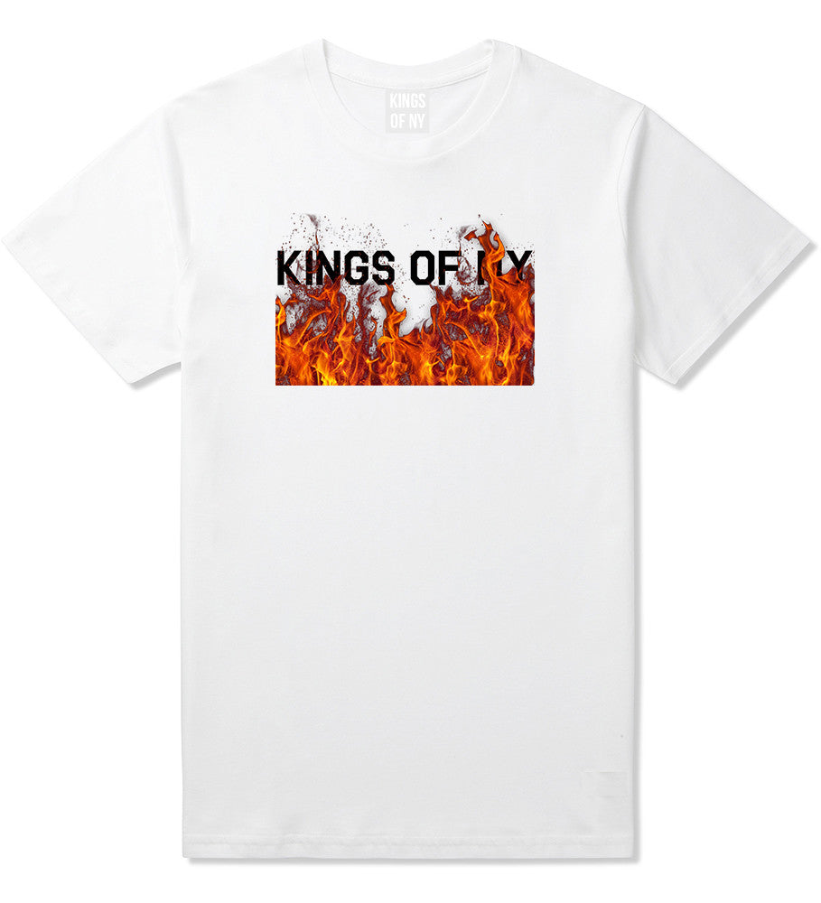 Rising From The Flames T-Shirt in White