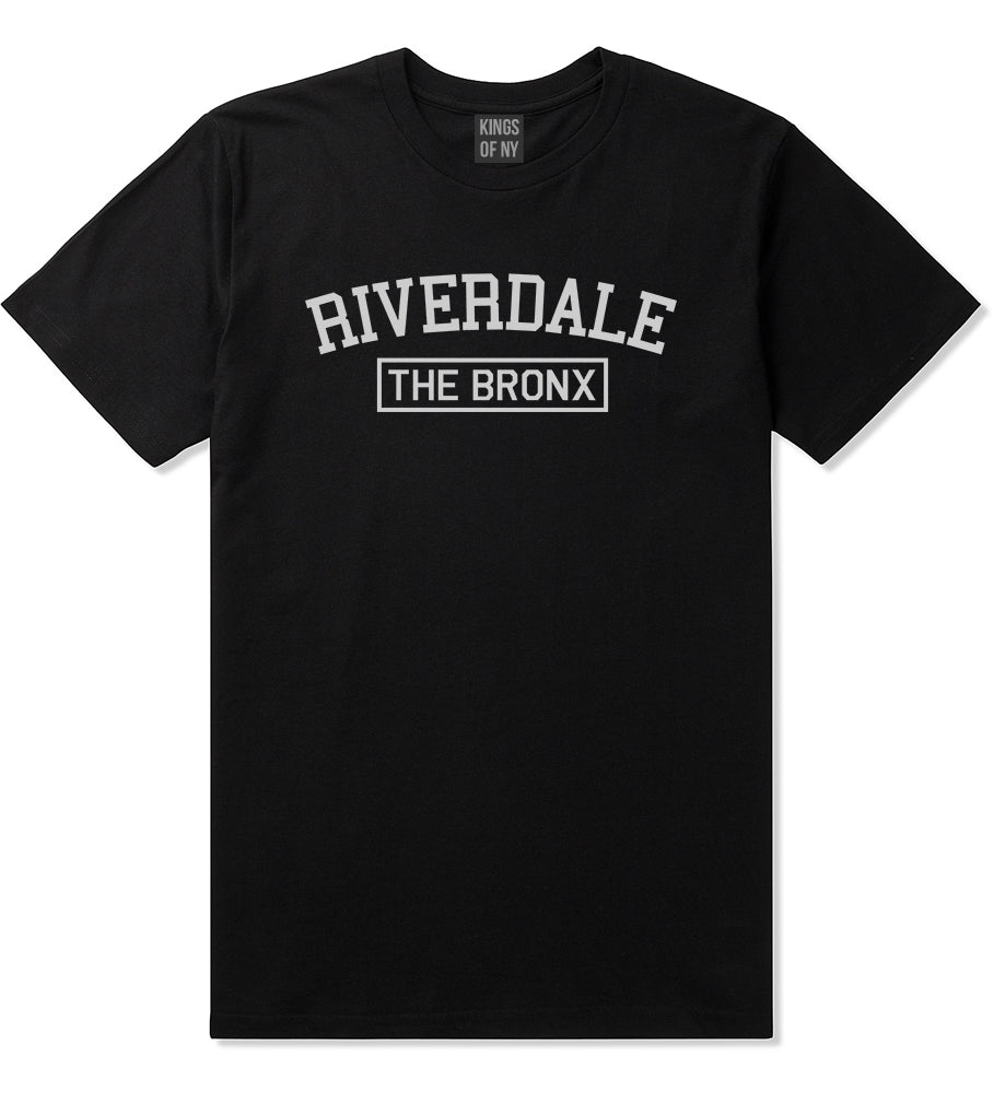 Riverdale The Bronx NY Mens T-Shirt Black