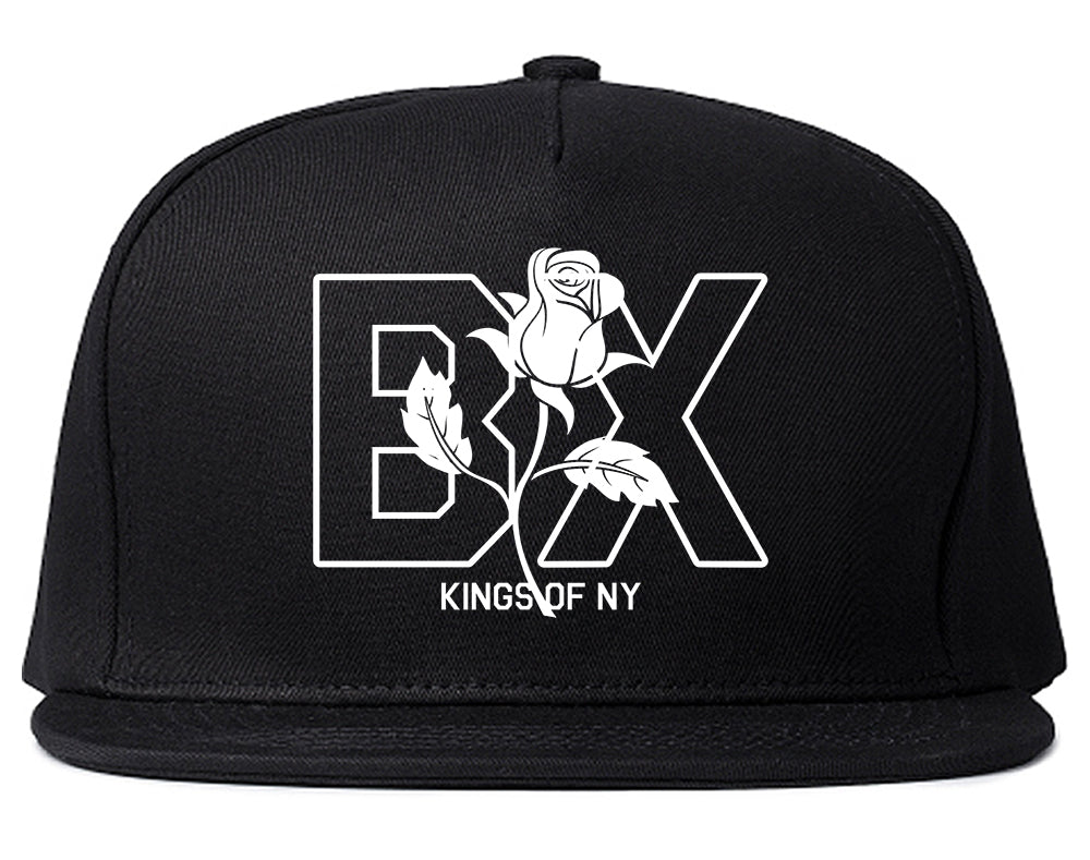 Rose BX The Bronx Kings Of NY Mens Snapback Hat Black