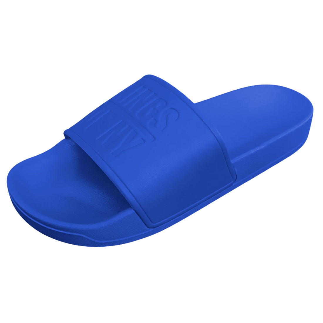Royal Blue Kings Of NY Logo Mens Slide Sandals