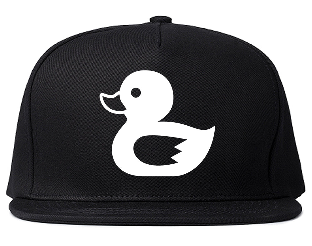 Rubber_Duck_Chest Mens Black Snapback Hat by Kings Of NY