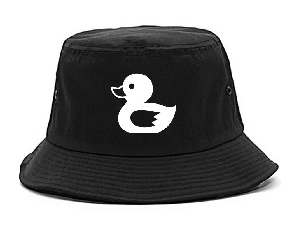 Rubber_Duck_Chest Mens Black Bucket Hat by Kings Of NY