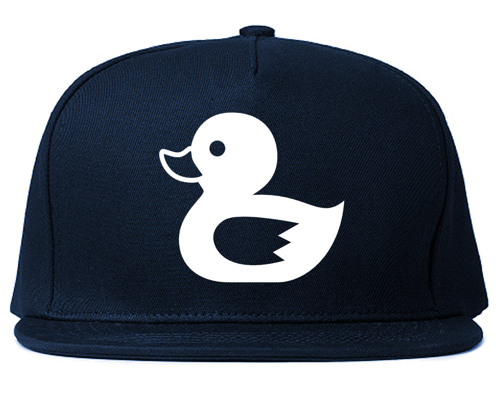 Rubber_Duck_Chest Mens Blue Snapback Hat by Kings Of NY