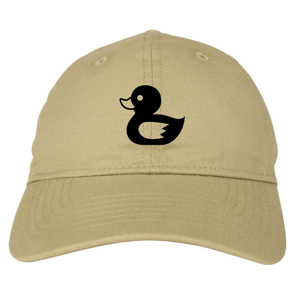 Rubber_Duck_Chest Mens Tan Snapback Hat by Kings Of NY