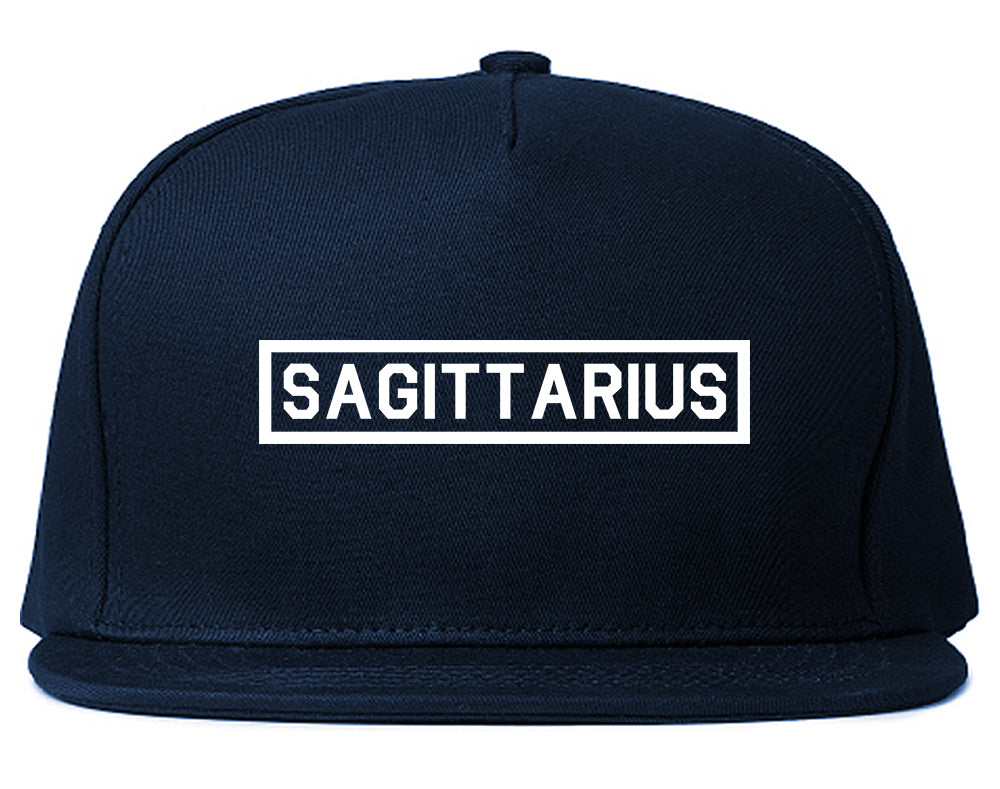 Sagittarius_Horoscope_Sign Navy Blue Snapback Hat