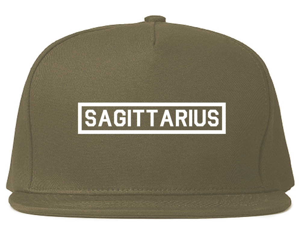 Sagittarius_Horoscope_Sign Grey Snapback Hat