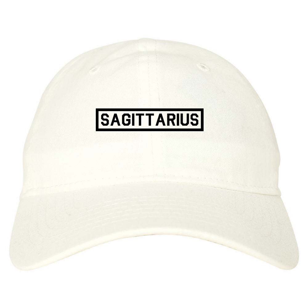 Sagittarius_Horoscope_Sign White Dad Hat