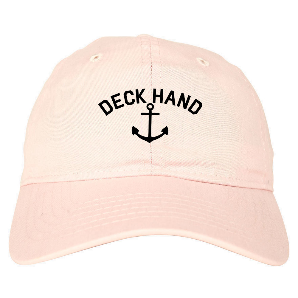 Sailing_Deckhand_Anchor Pink Dad Hat