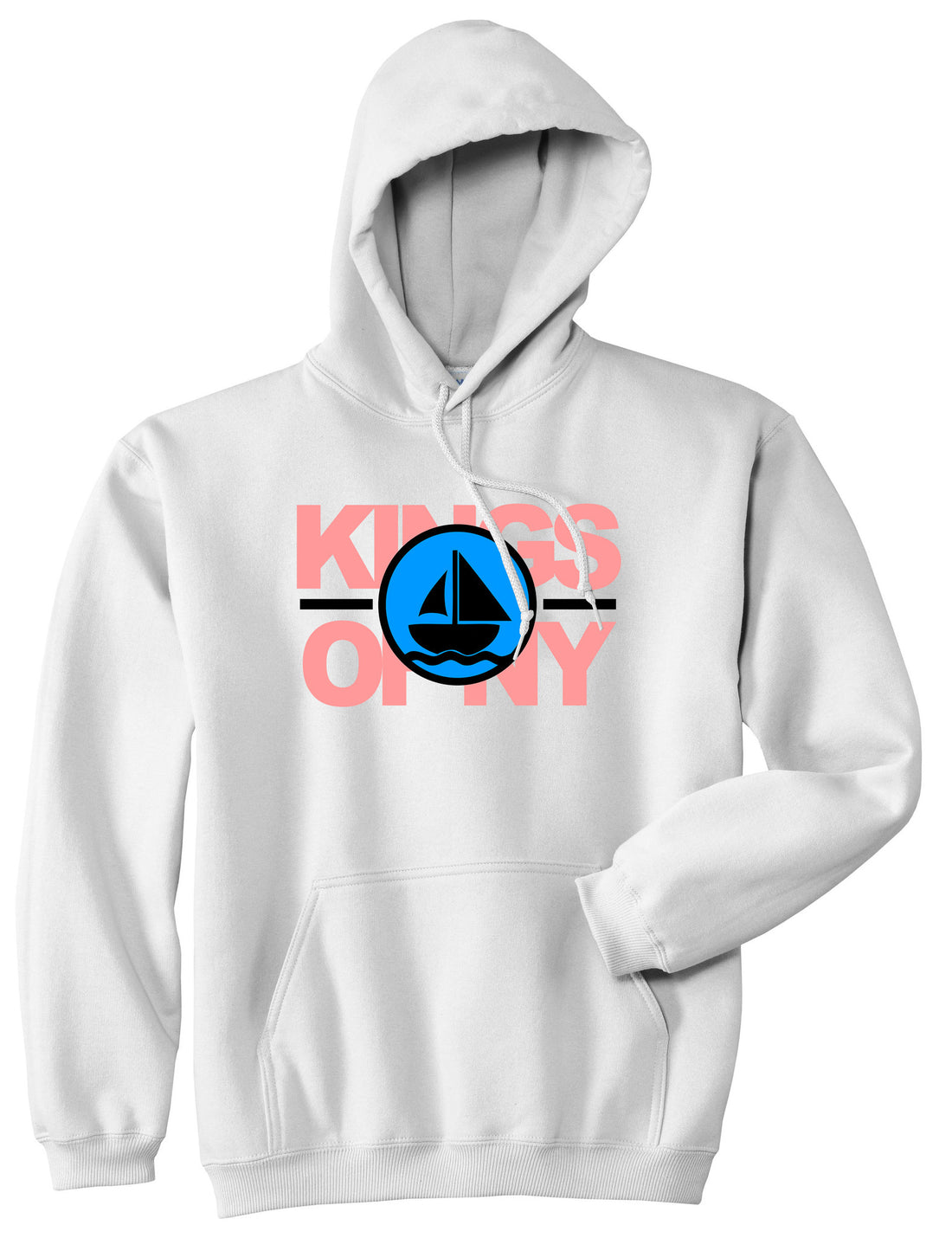 Sailing Team Pullover Hoodie in White