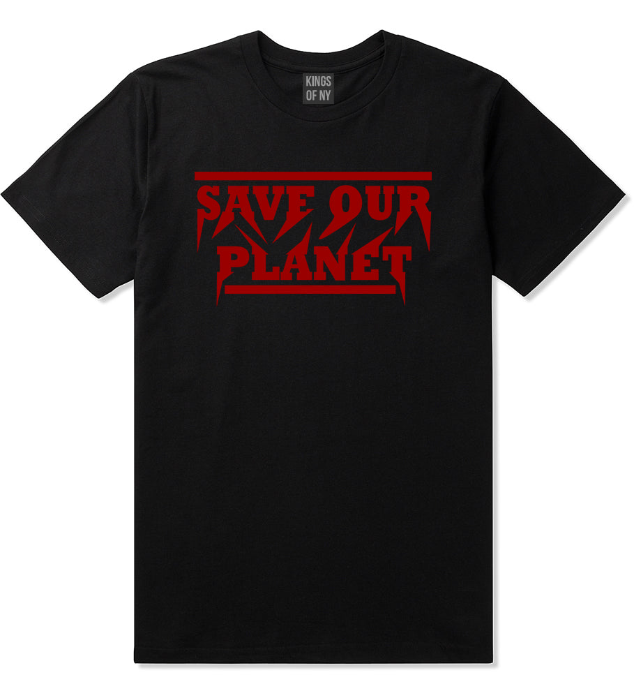 Save Our Planet Mens T-Shirt Black