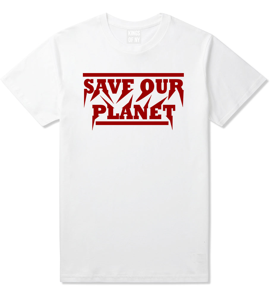 Save Our Planet Mens T-Shirt White