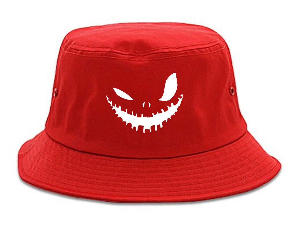 Scary Jack-o-lantern Face Halloween Bucket Hat