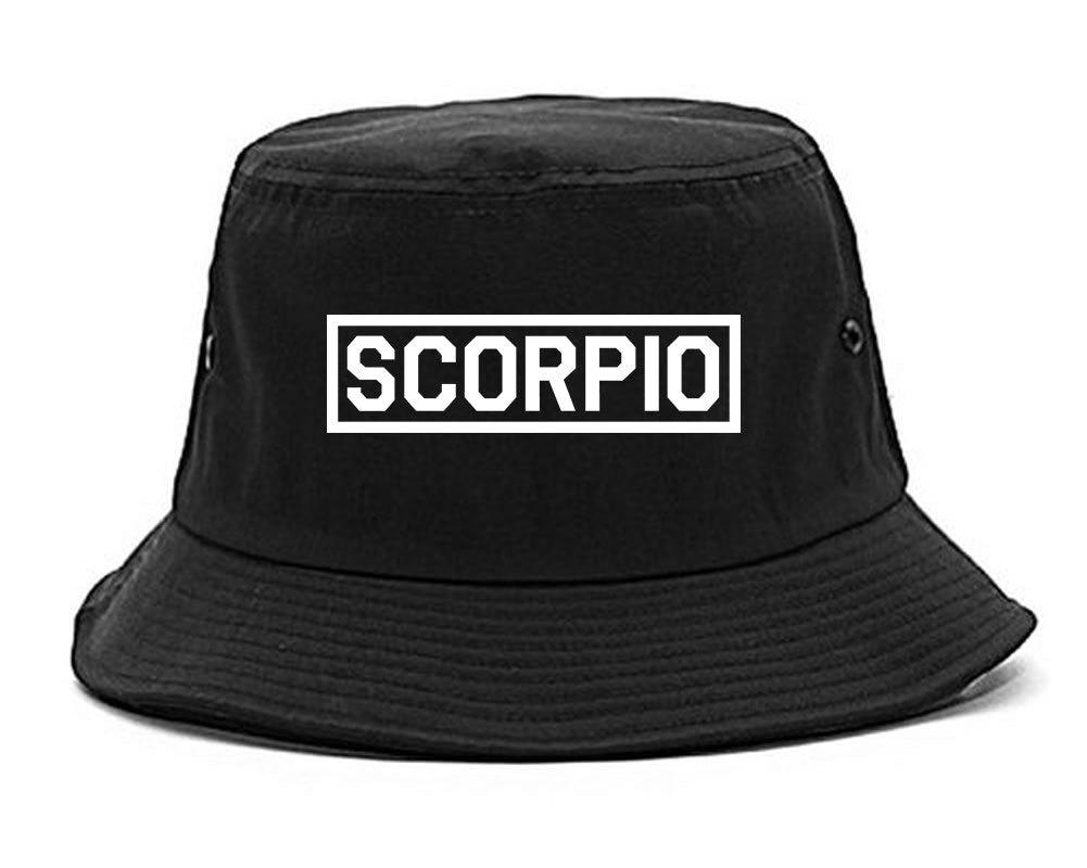 Scorpio_Horoscope_Sign Black Bucket Hat