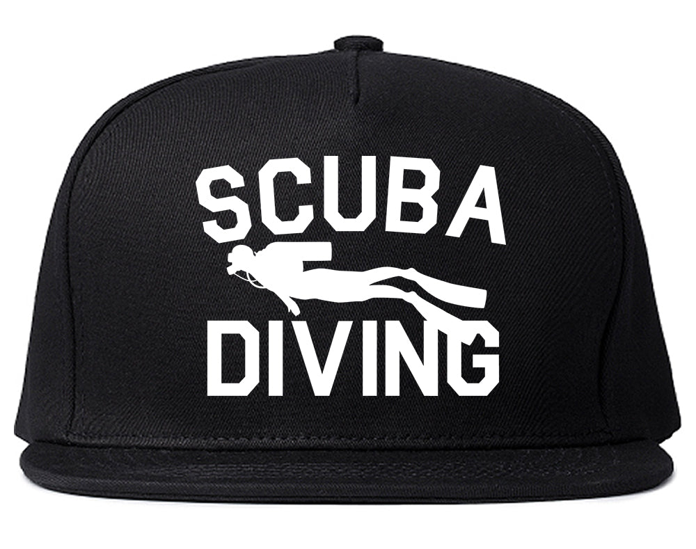 Scuba_Diving Mens Black Snapback Hat by Kings Of NY