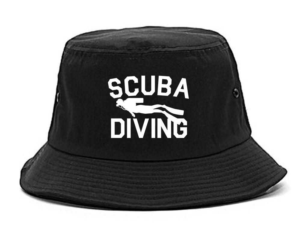 Scuba_Diving Mens Black Bucket Hat by Kings Of NY