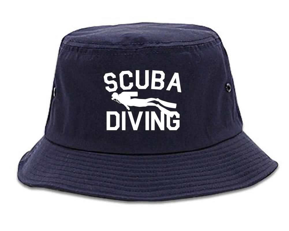 Scuba_Diving Mens Blue Bucket Hat by Kings Of NY