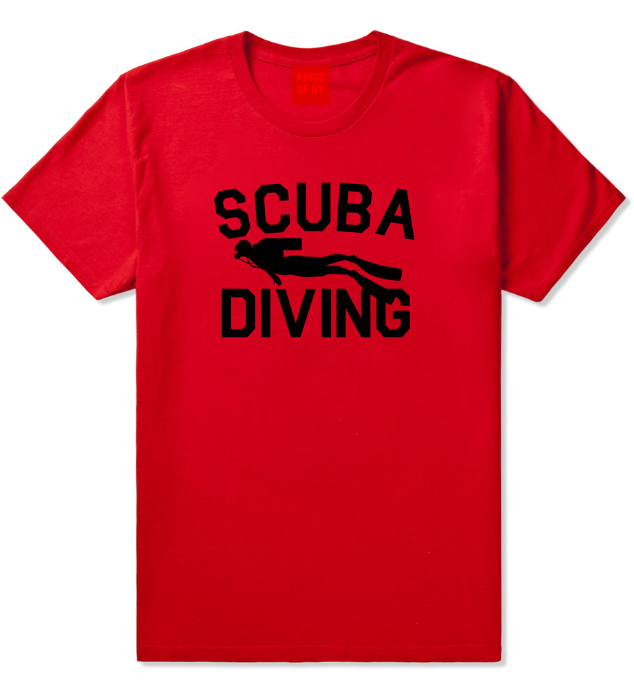 Scuba_Diving Mens Red T-Shirt by Kings Of NY
