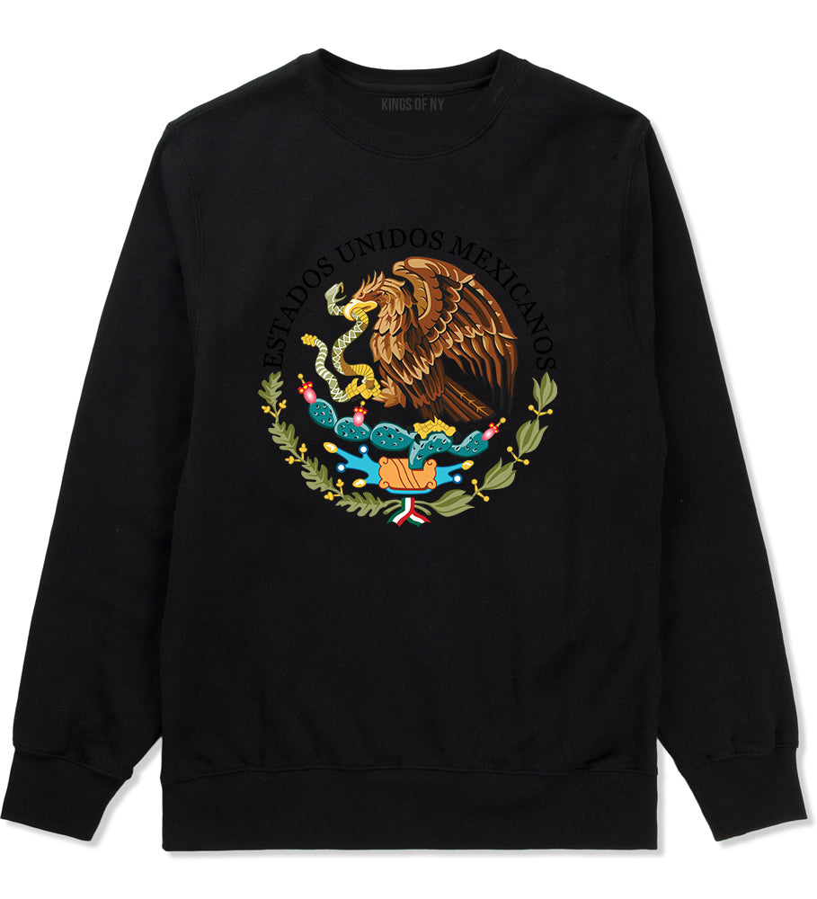 Seal of the Government of Mexico Mens Crewneck Sweatshirt Black