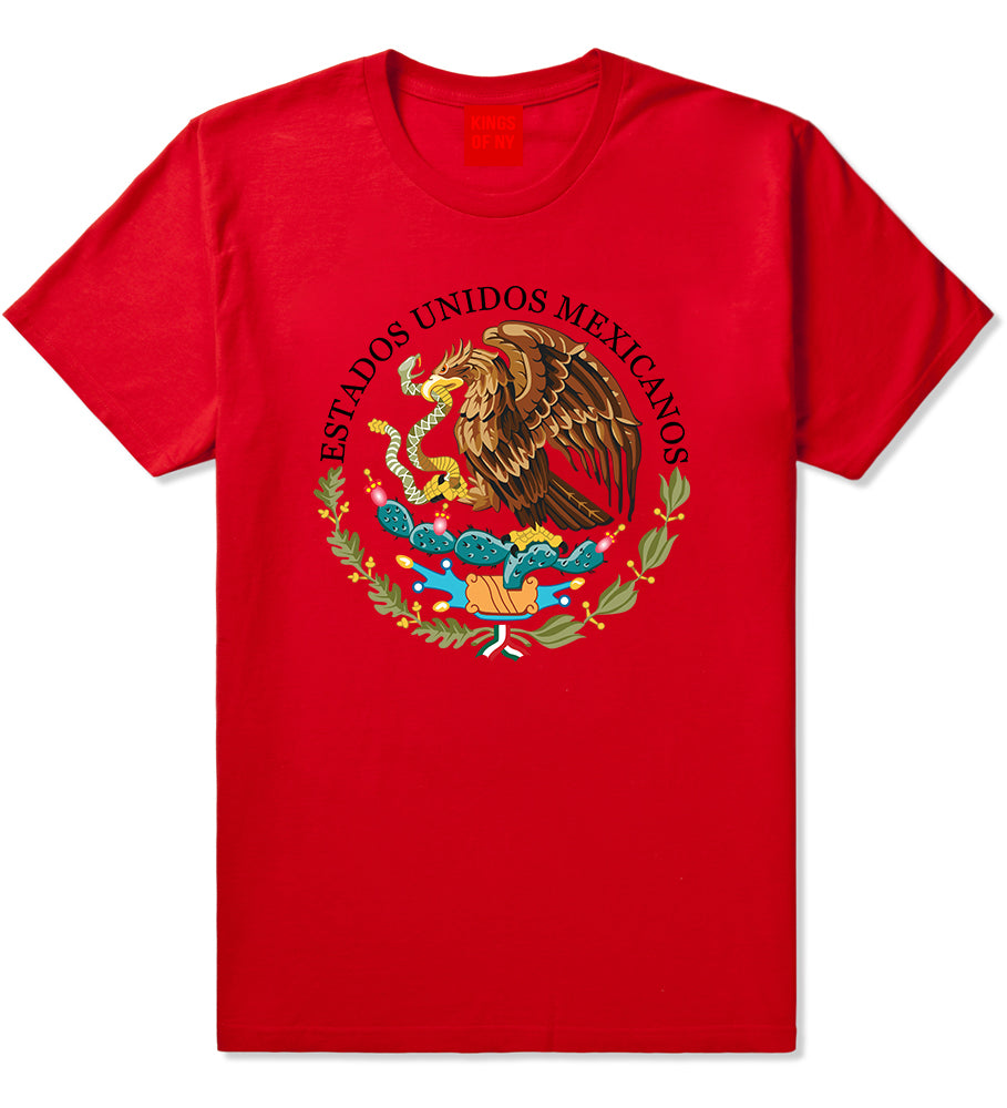 Seal of the Government of Mexico Mens T-Shirt Red