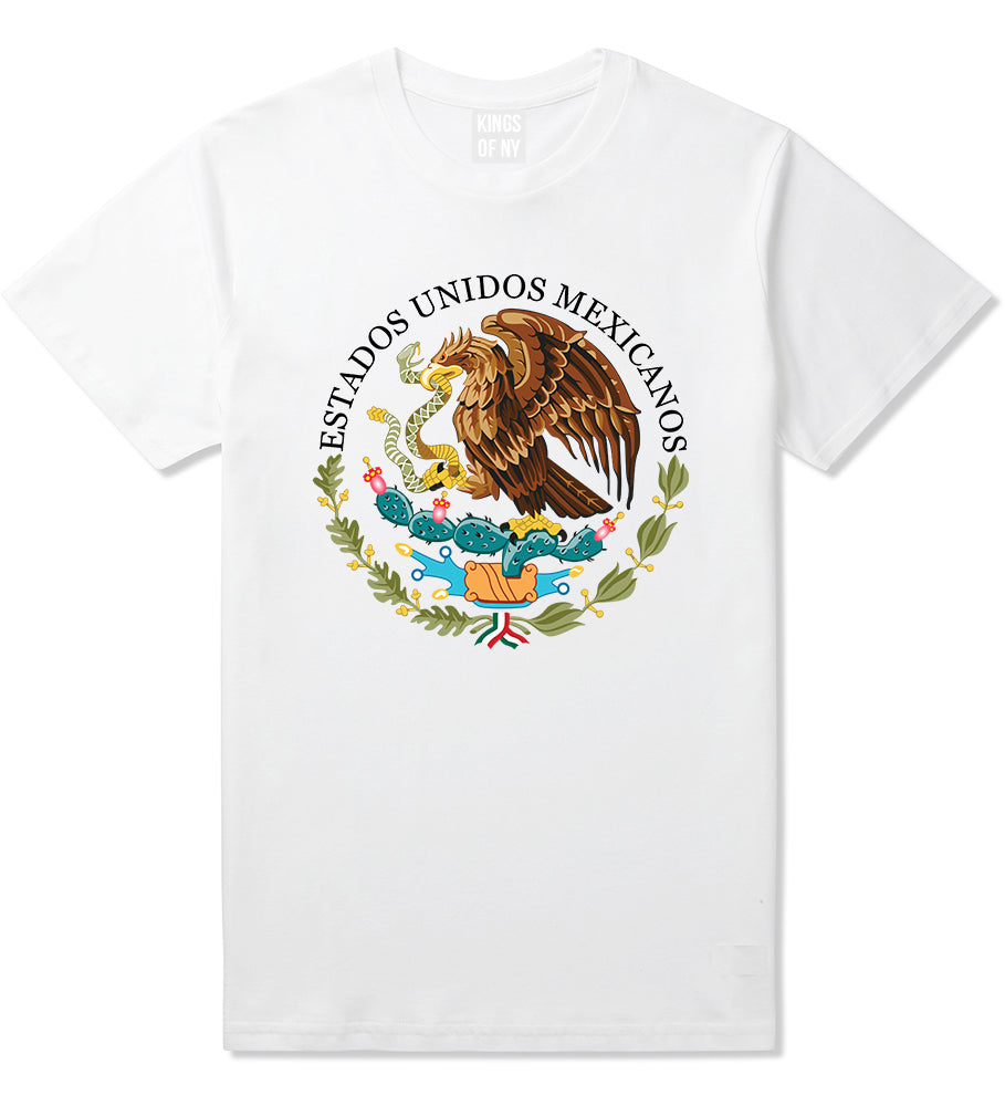 Seal of the Government of Mexico Mens T-Shirt White