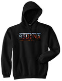 Sedona Red Rock Mountains Mens Black Pullover Hoodie by Kings Of NY