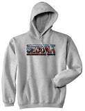 Sedona Red Rock Mountains Mens Grey Pullover Hoodie by Kings Of NY