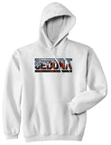 Sedona Red Rock Mountains Mens White Pullover Hoodie by Kings Of NY