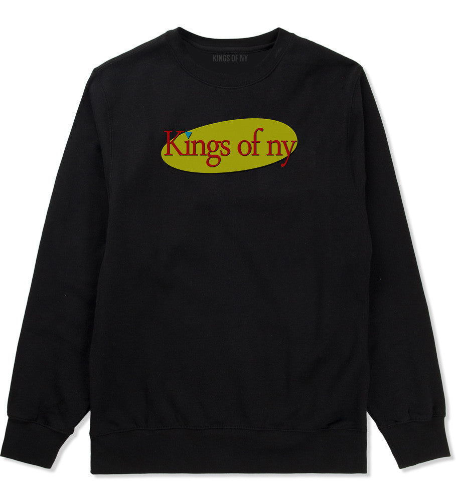 Seinfeld Logo Crewneck Sweatshirt in Black