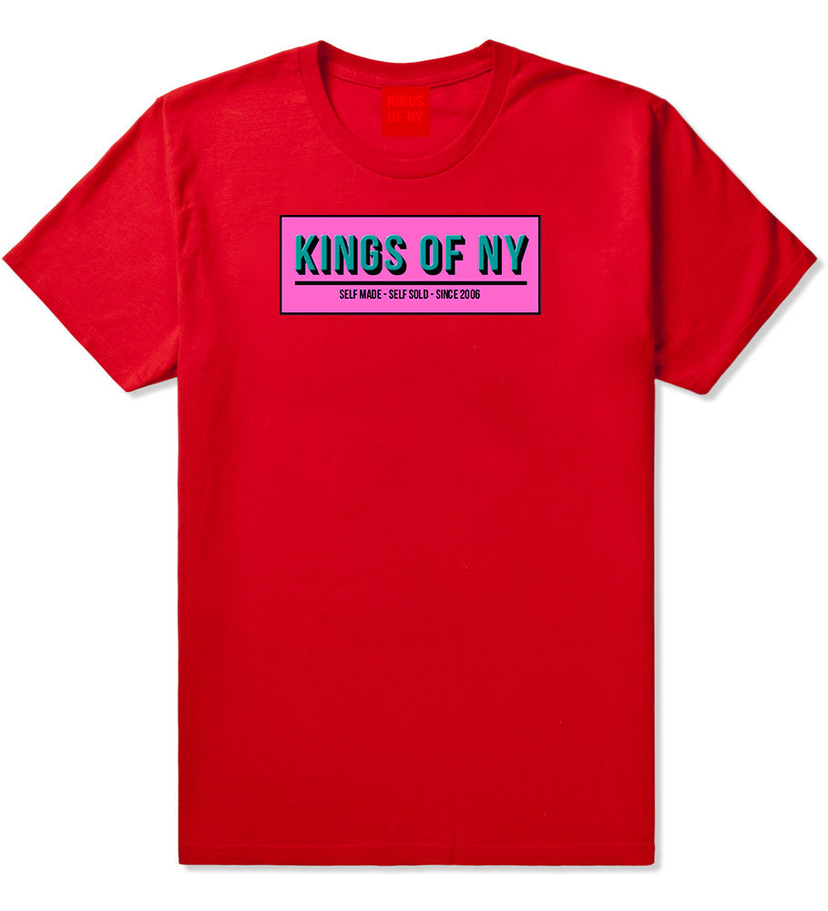 Self Made Self Sold Pink T-Shirt in Red