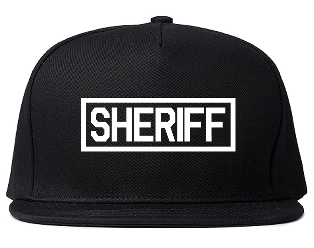 Sheriff_County_Police Mens Black Snapback Hat by Kings Of NY