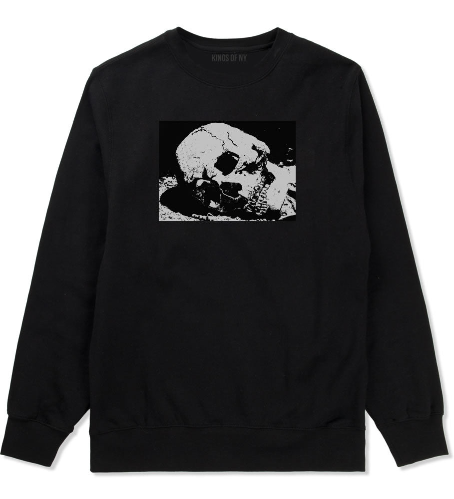 Skull Decay Goth Crewneck Sweatshirt