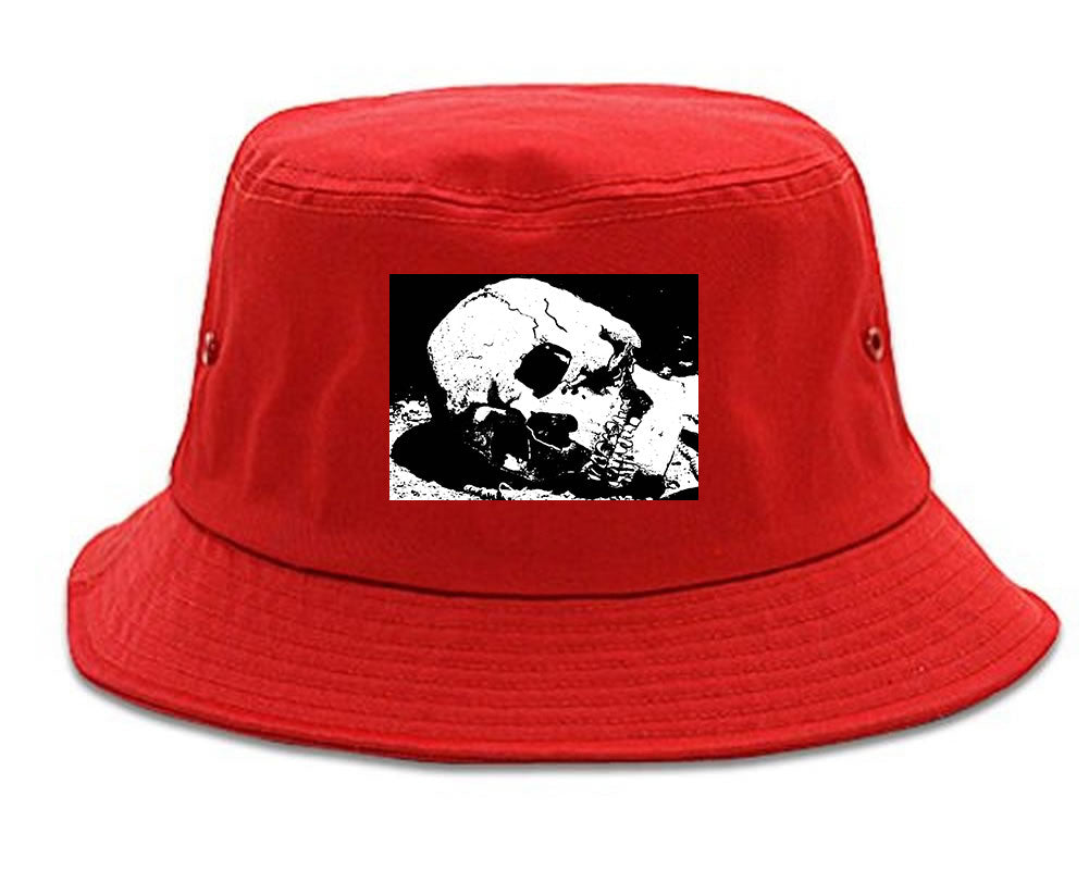 Skull Decay Goth Bucket Hat
