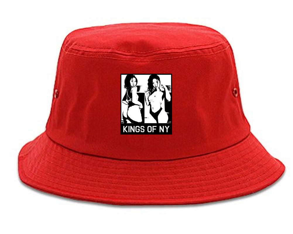 Slide In Her DMs Red Bucket Hat