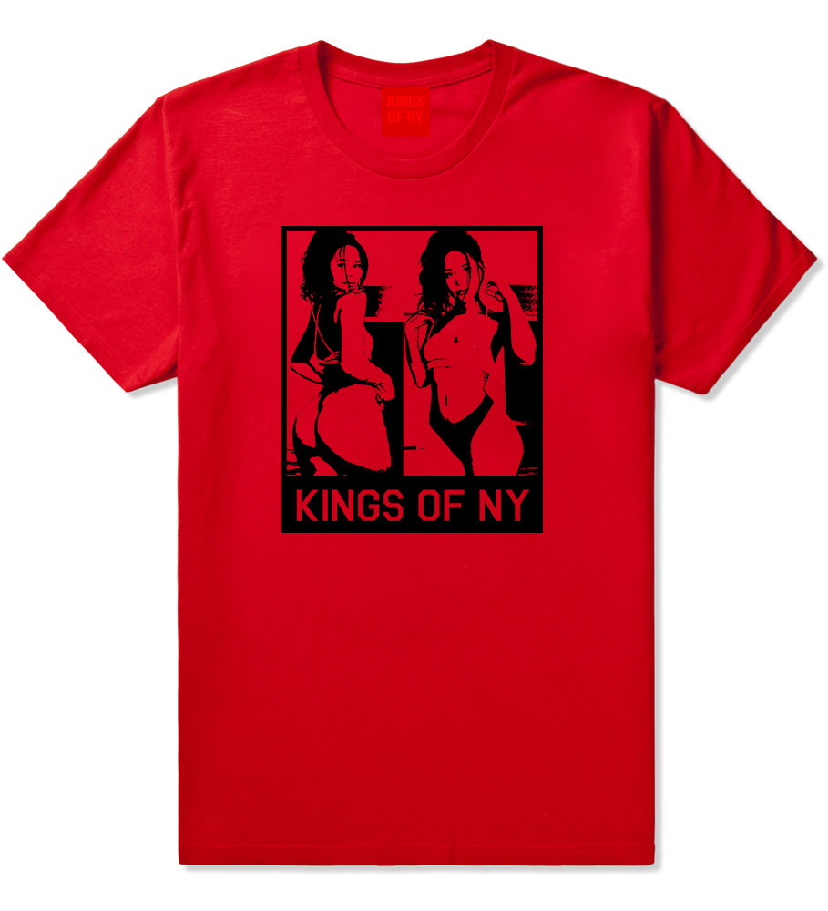 Slide In Her DMs T-Shirt in Red