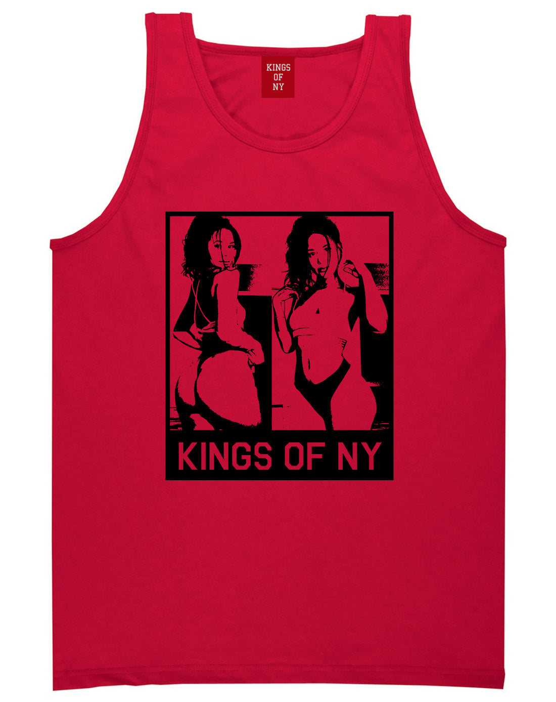 Slide In Her DMs Tank Top Shirt in Red