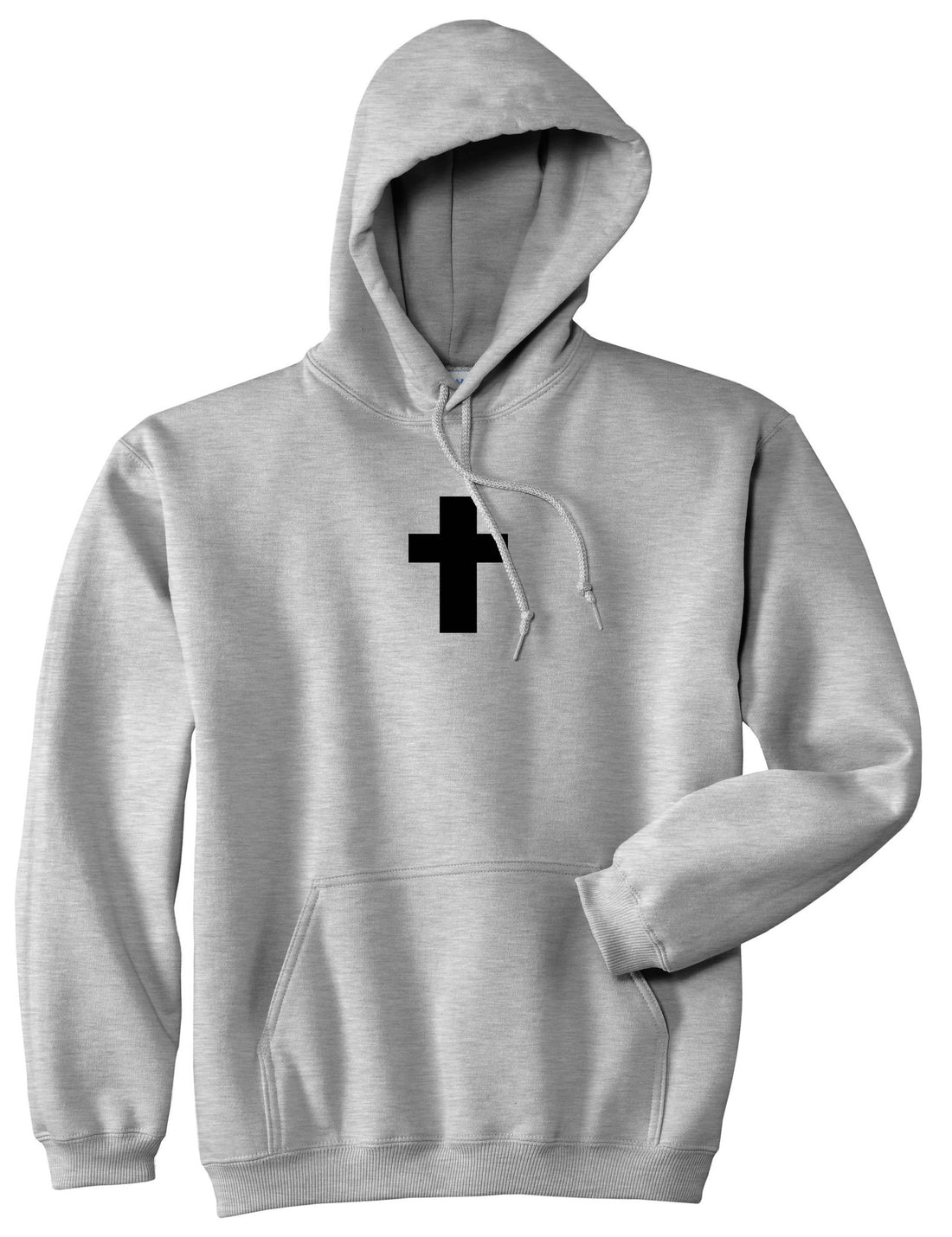 Small Cross Pullover Hoodie