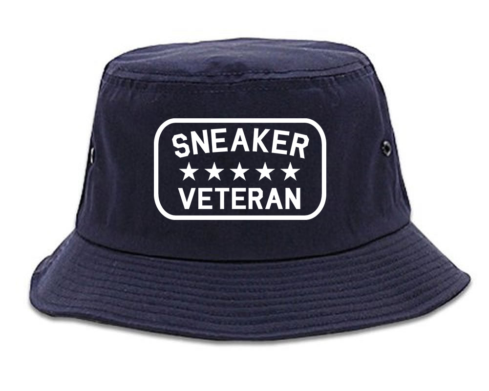 Sneaker Veteran Mens Snapback Hat Navy Blue