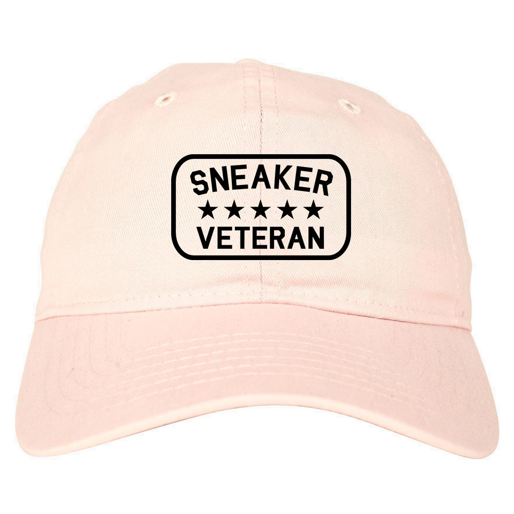 Sneaker Veteran Mens Dad Hat Baseball Cap Pink