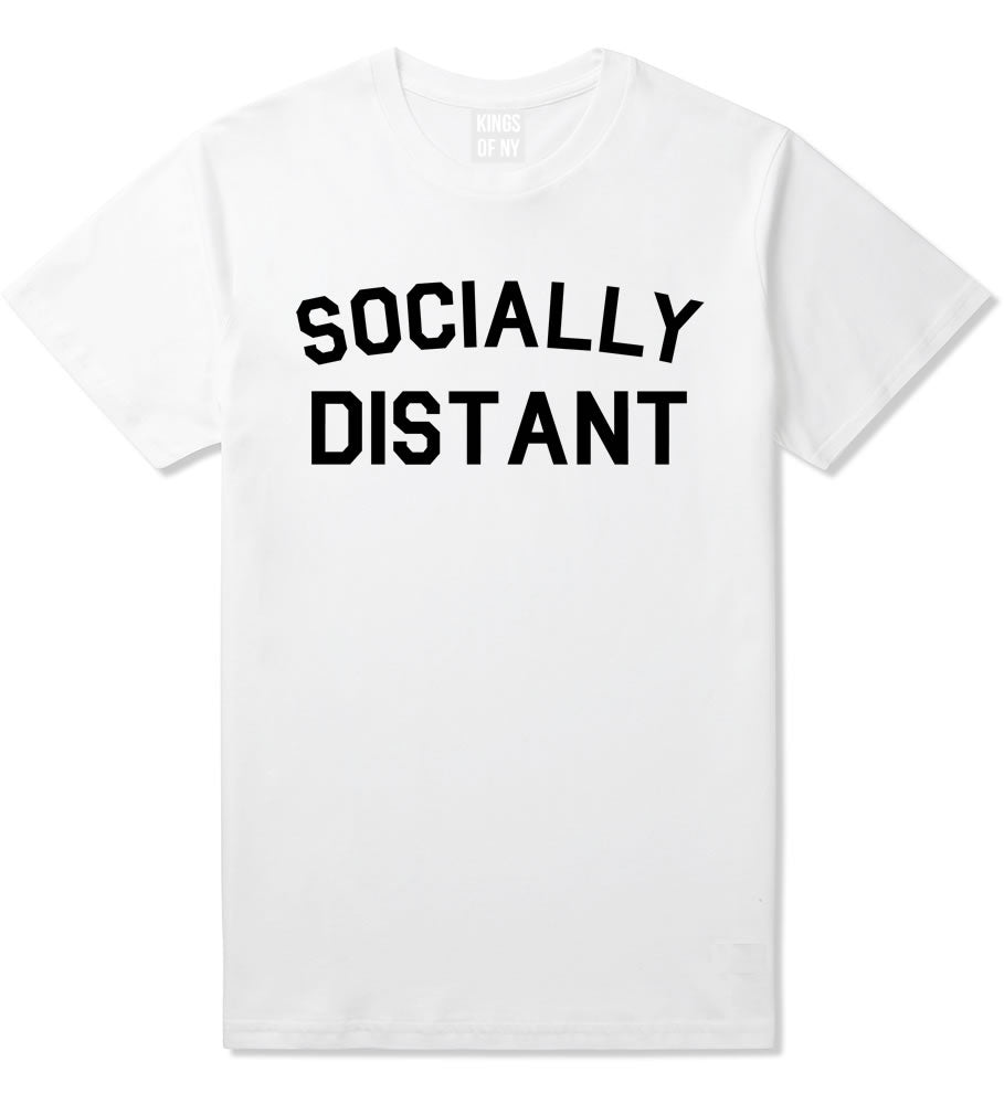 Socially Distant Mens T-Shirt White