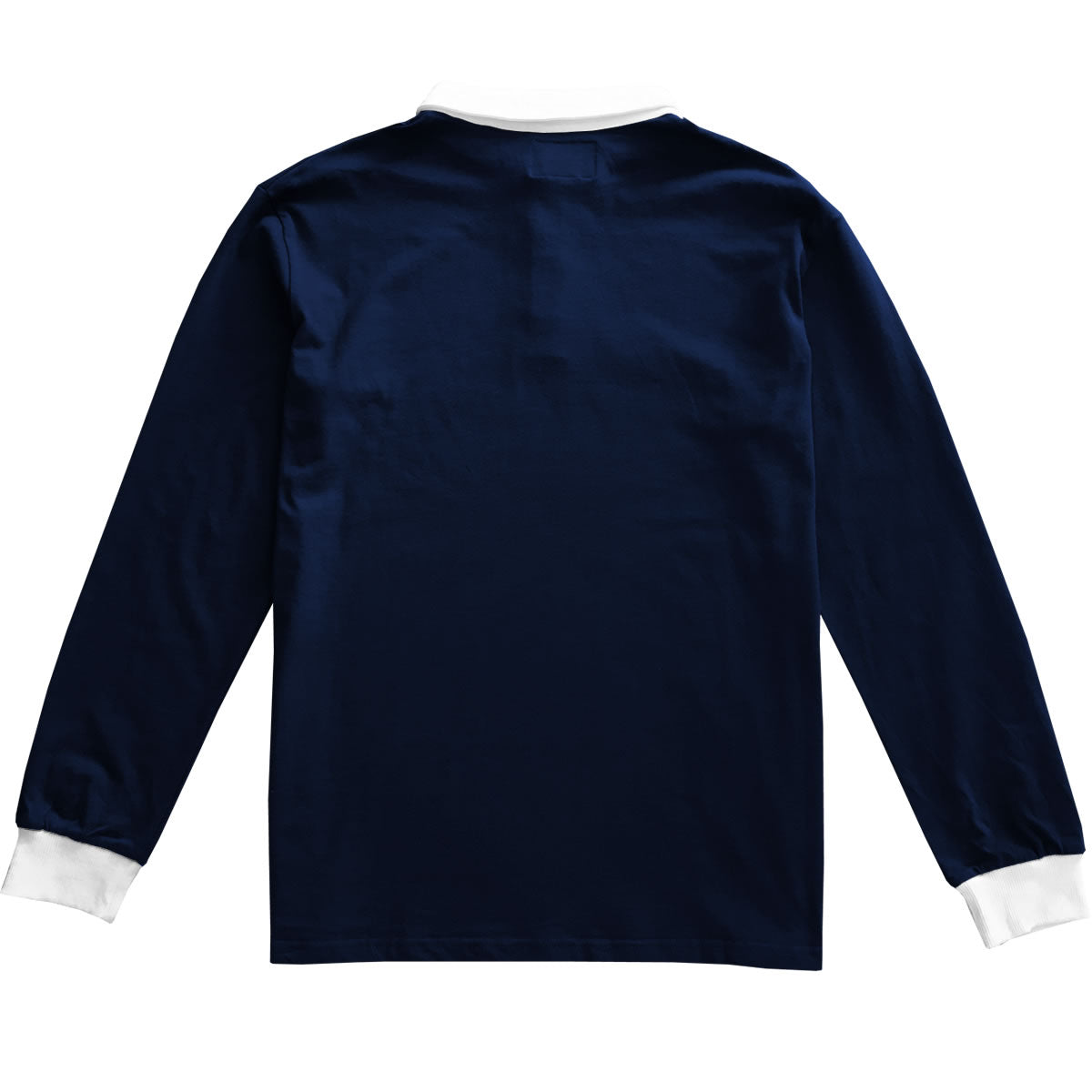 Plain navy blue sales long sleeve shirt