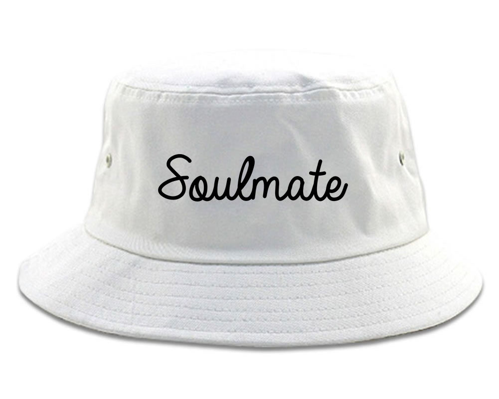 Soulmate Love Soul Wife Mens Snapback Hat White