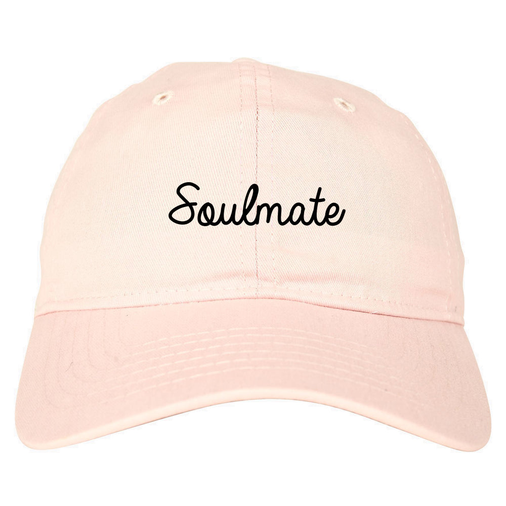 Soulmate Love Soul Wife Mens Dad Hat Baseball Cap Pink