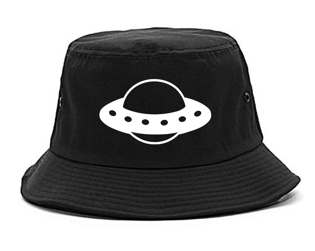 Spaceship_Chest Mens Black Bucket Hat by Kings Of NY