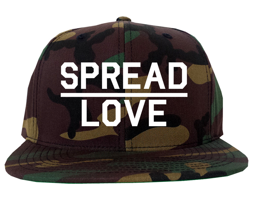 Spread Love Brooklyn Camo Snapback Hat