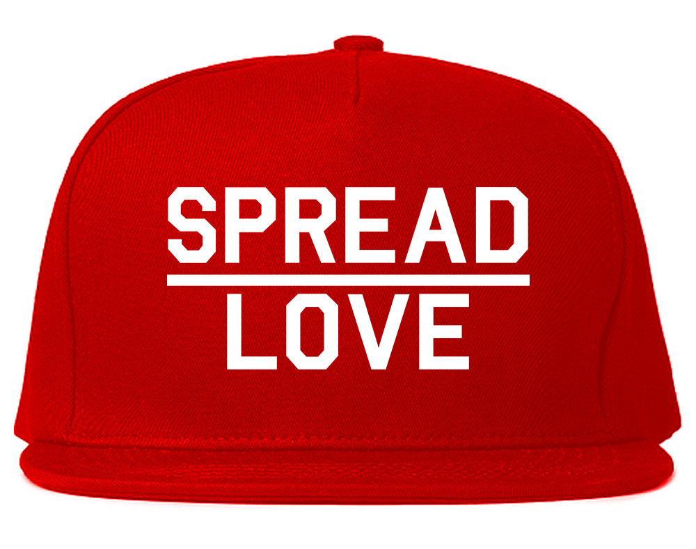 Spread Love Brooklyn Red Snapback Hat