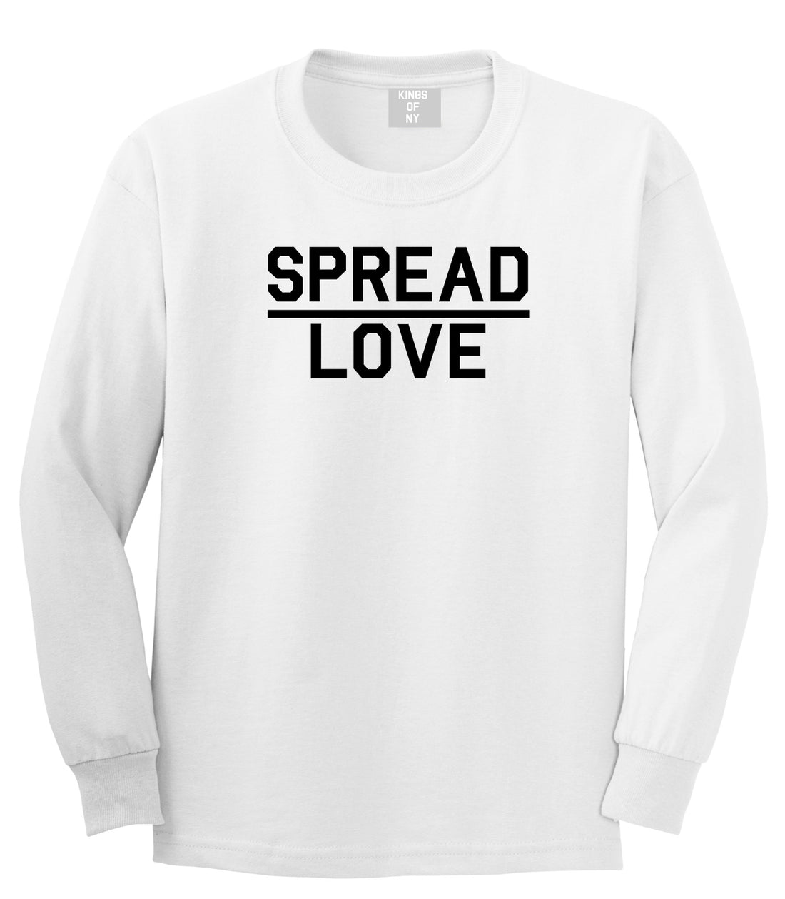 Spread Love Brooklyn Long Sleeve T-Shirt in White