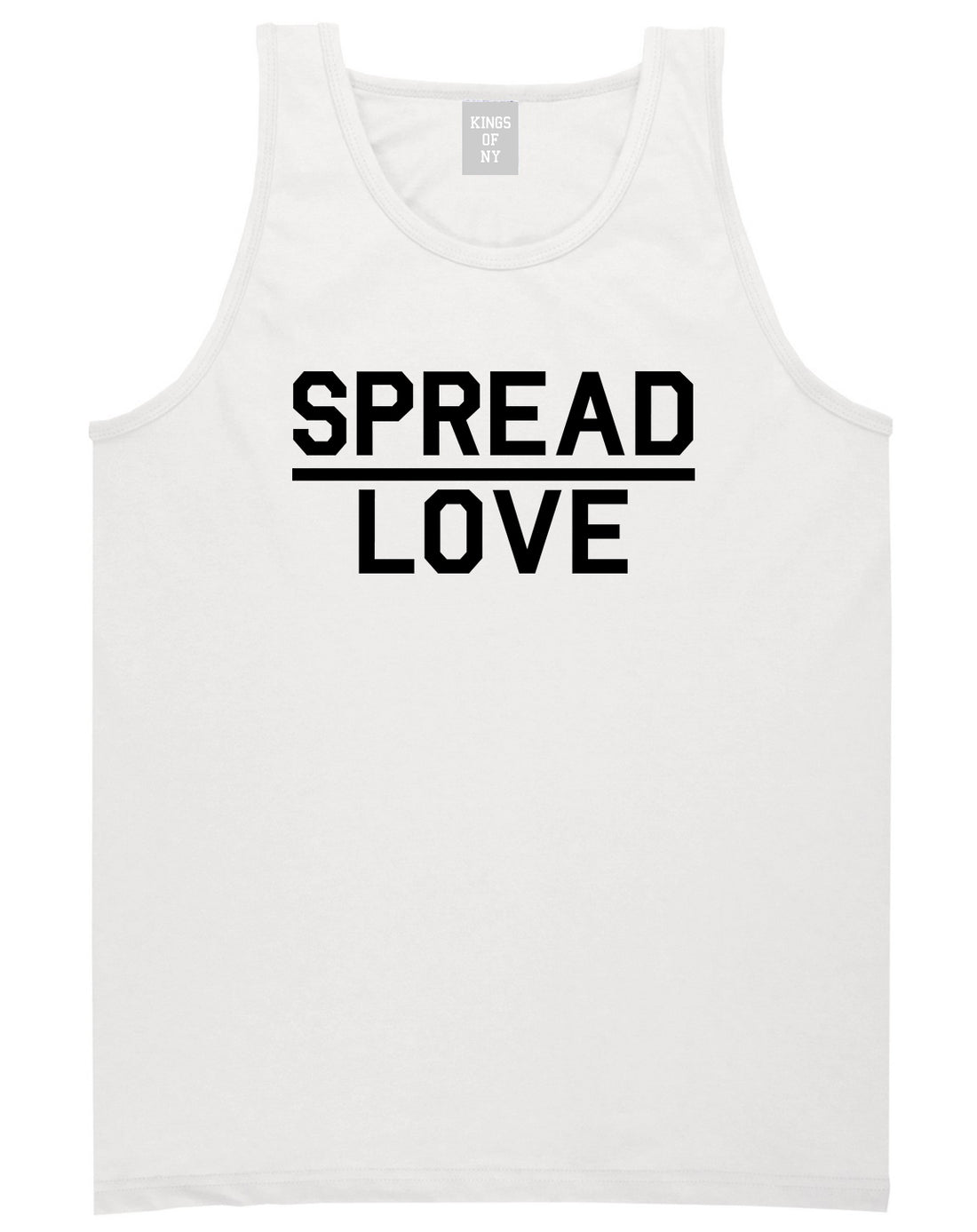 Spread Love Brooklyn Tank Top Shirt in White