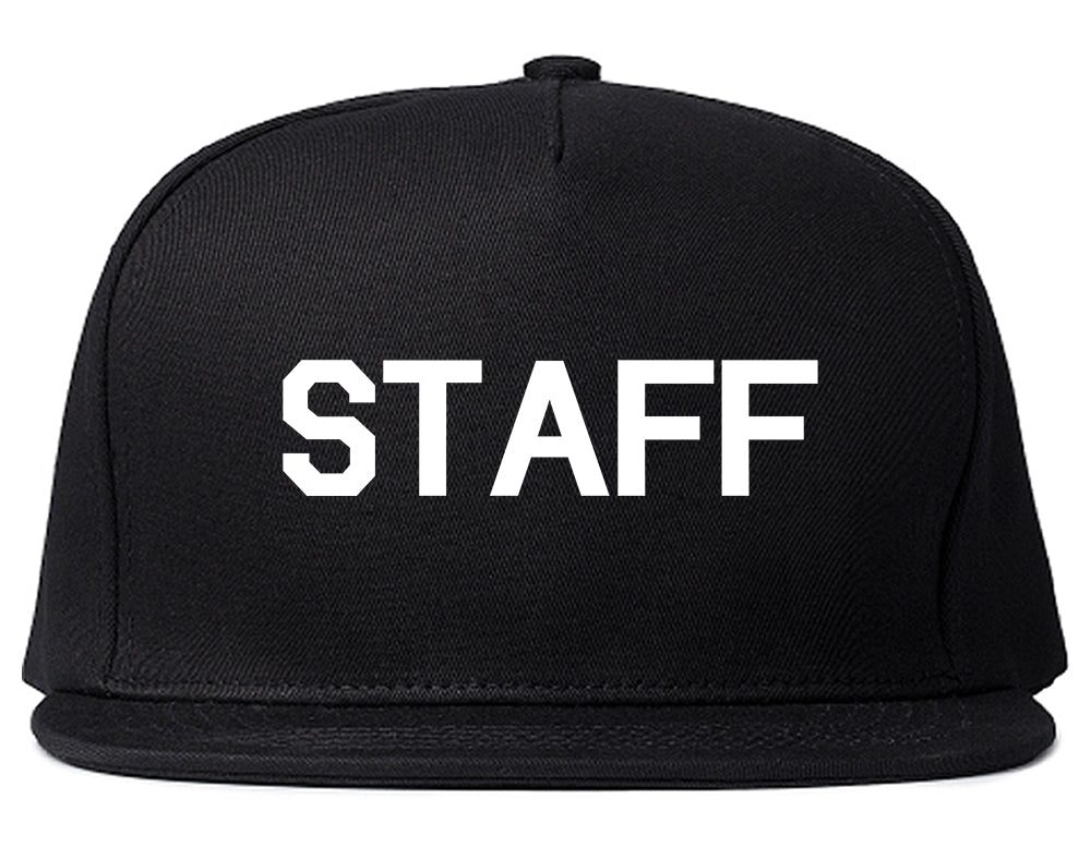 Staff_Club_Concert_Event Black Snapback Hat