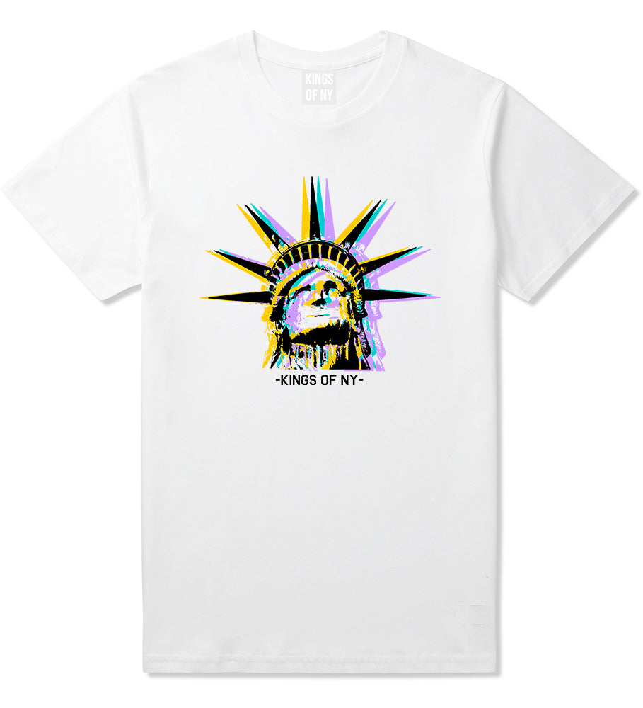 Statue Of Liberty Kings Of NY Mens T-Shirt White