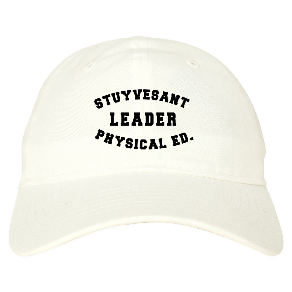 Stuyvesant Leader Physical Ed Mens Dad Hat Baseball Cap White